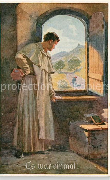 Verlag Muenchner Kunst Nr. 3212 Es war einmal Mönch