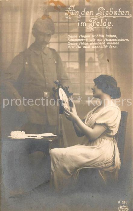 Foto Amag Nr. 293 An den Liebsten im Felde Poesie