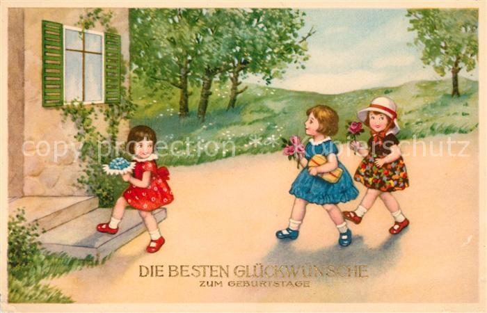Geburtstag Kinder Blumen Geschenk