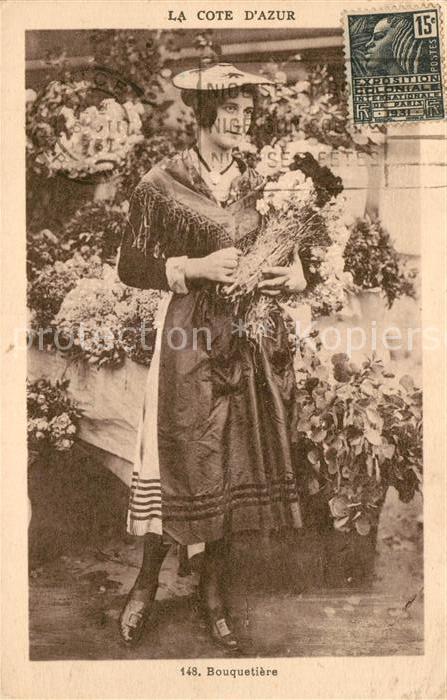 Berufe Bouquetiere Cote d_Azur Blumenverkäufer