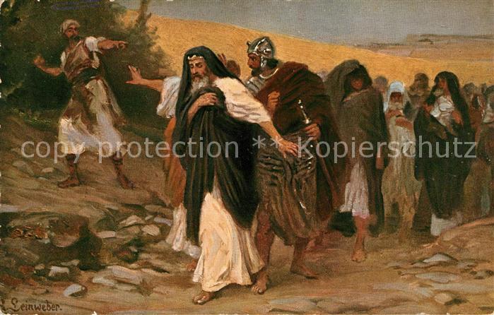 Leinweber R. David auf der Flucht vor Absalom