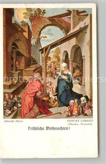Duerer Albrecht Nuernberg Geburt Christi Weihnachten