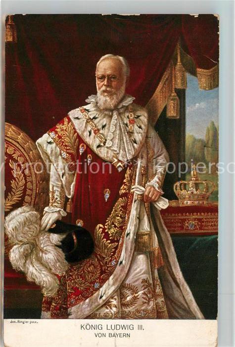 Adel Bayern Koenig Ludwig III.