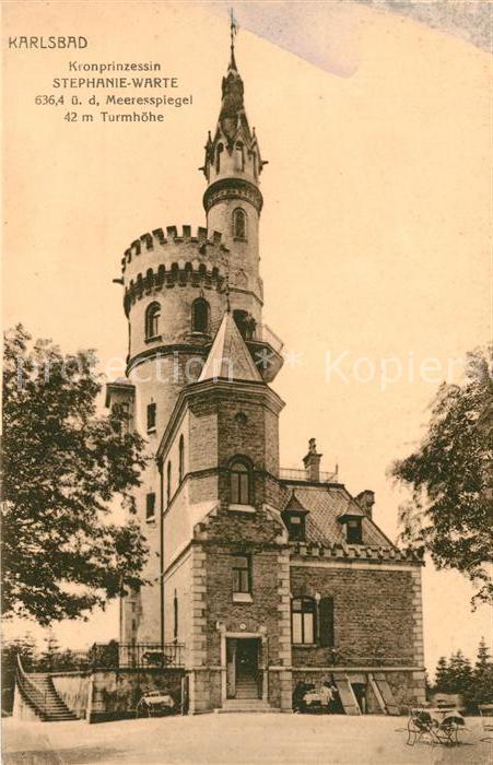 Karlsbad Eger Kronprinzessin Stephanie Warte