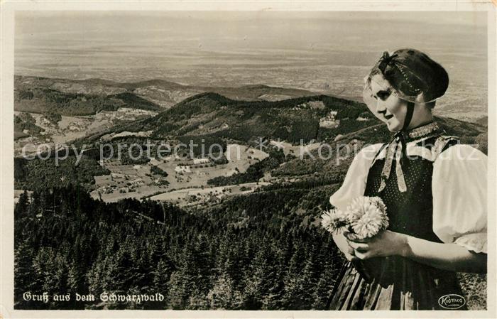 Schwarzwald Panorama Schwarzwaldtracht