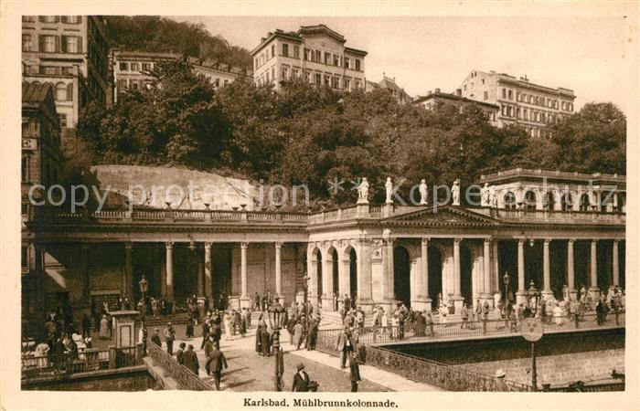 Karlsbad Eger Muehlbrunnkolonnade