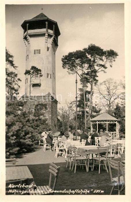 Karlsbad Eger Hoehengaststaetten Freundschaftshoehe
