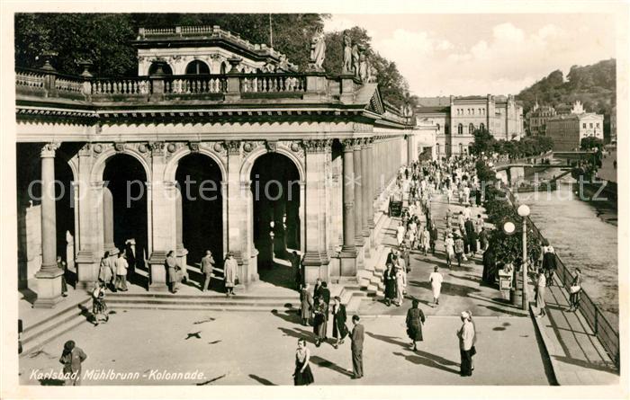 Karlsbad Eger Muehlbrunn Kolonnade