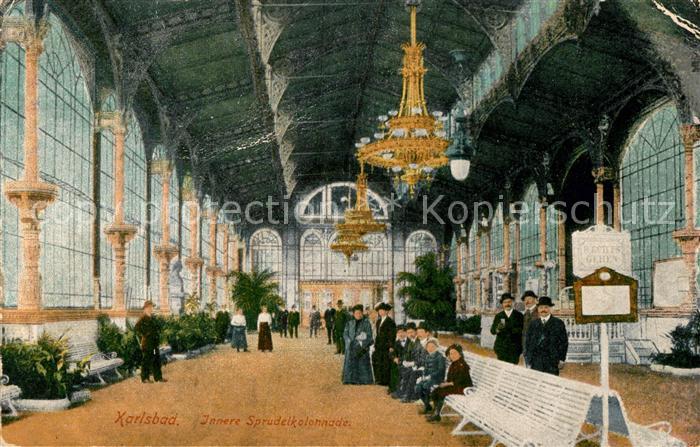 Karlsbad Eger Innere Sprudelkolonnade