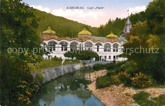 Karlsbad Eger Cafe Park