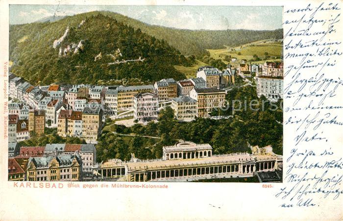 Karlsbad Eger Muehlbrunn Kolonnade