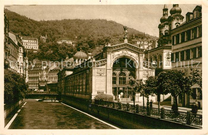 Karlsbad Eger Muehlbrunn Kolonnaden
