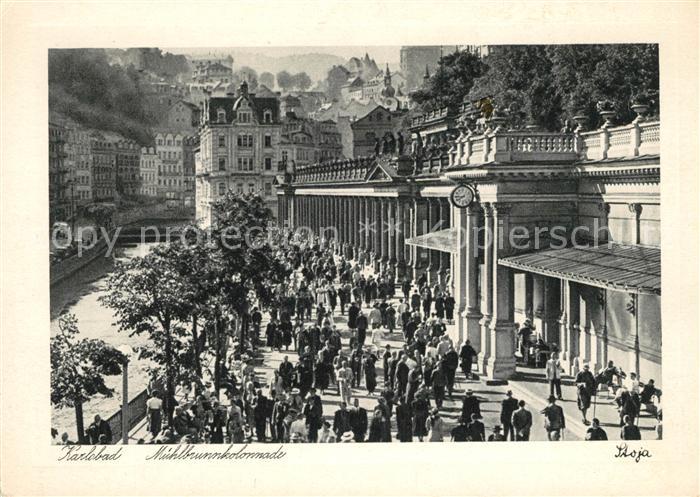 Karlsbad Eger Muehlbrunn Kolonnade