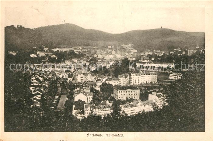 Karlsbad Eger Fliegeraufnahme total