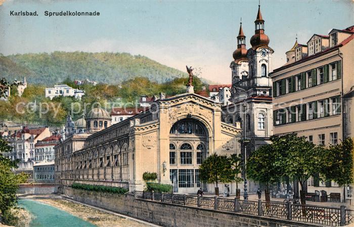 Karlsbad Eger Sprudelkolonnade