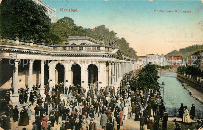 Karlsbad Eger Muehlbrunnen Kolonnade