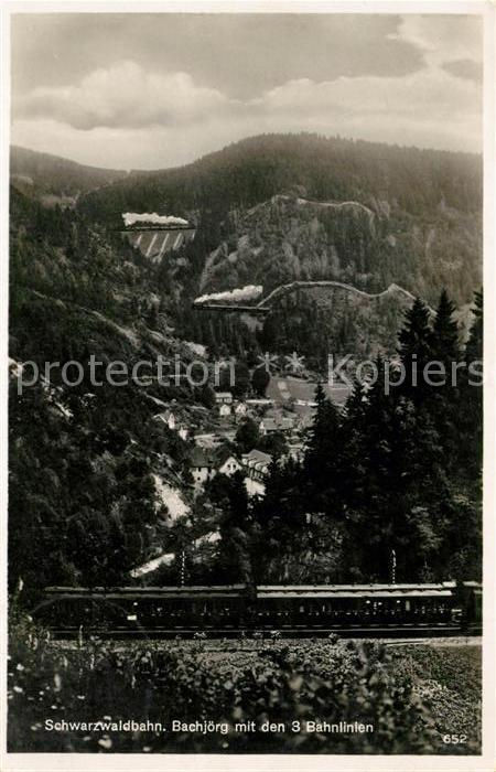 Schwarzwald Schwarzwaldbahn Bachjörg