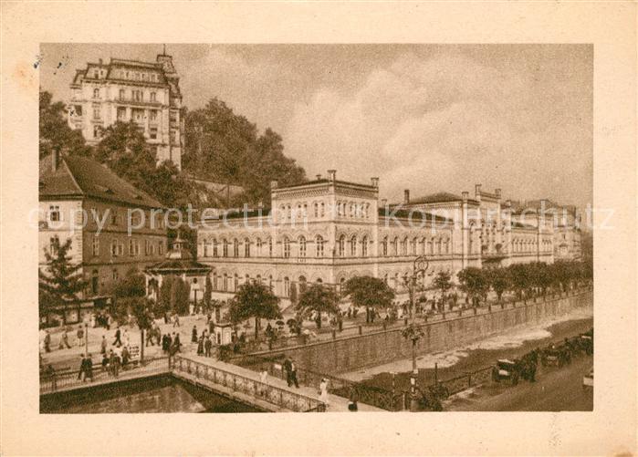 Karlsbad Eger Felsenquelle und Kurhaus NZ4