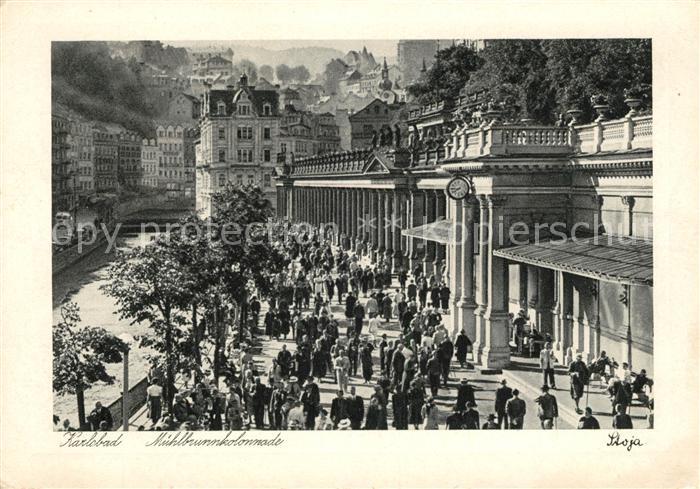 Karlsbad Eger Muehlbrunnkolonnade