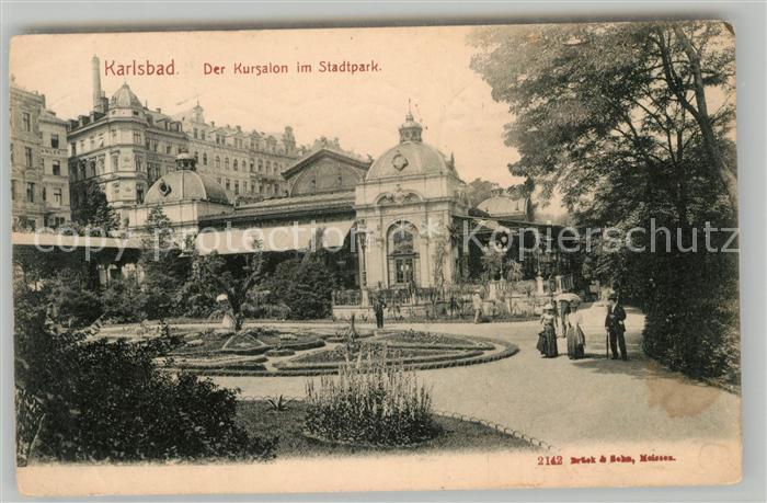 Karlsbad Eger Kursalon im Stadtpark