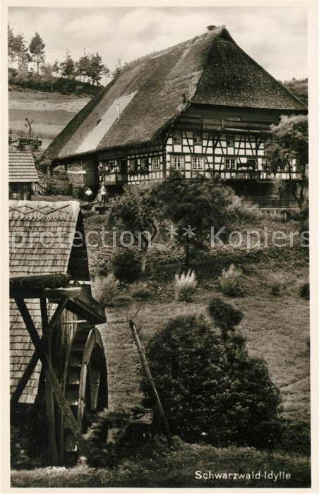 Schwarzwald Mühle Schwarzwaldhaus