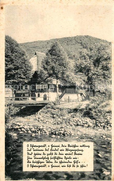 Schwarzwald Schwarzwaldhaus