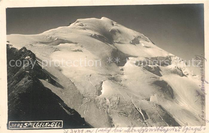 oetztal Tirol Spiegelkogel