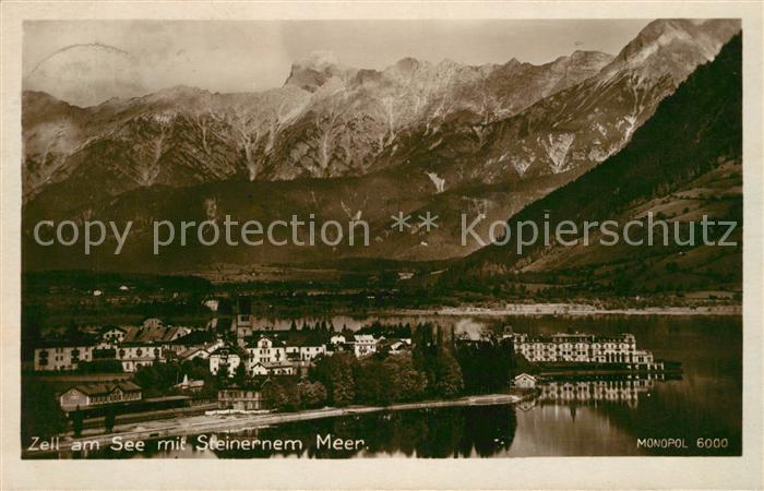 Zell See mit Steinernem Meer