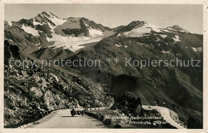 Grossglockner Hochalpenstrasse mit Brennkogel