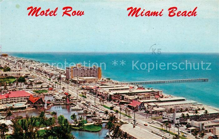 Miami Beach Motel Row Strandpartie
