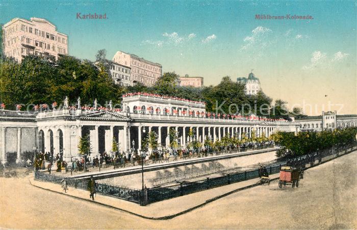 Karlsbad Eger Muehlbrunnen Kolonnade