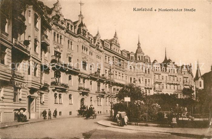 Karlsbad Eger Marienbader Strasse