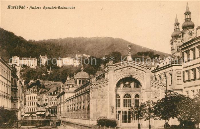 Karlsbad Eger aeussere Sprudel Kolonnade