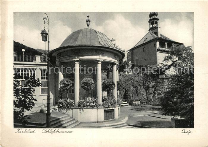 Karlsbad Eger Schlossbrunnen