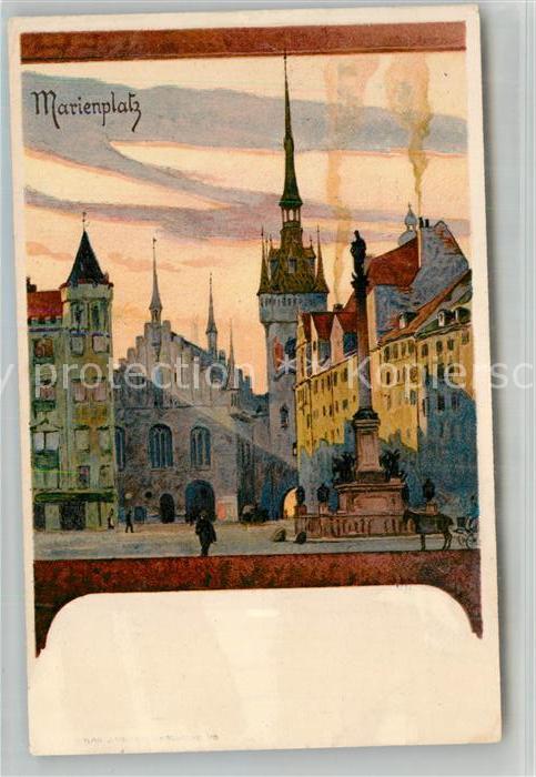 Muenchen Bayern Marienplatz
