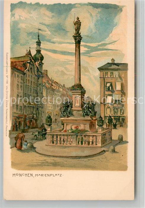 Muenchen Bayern Marienplatz
