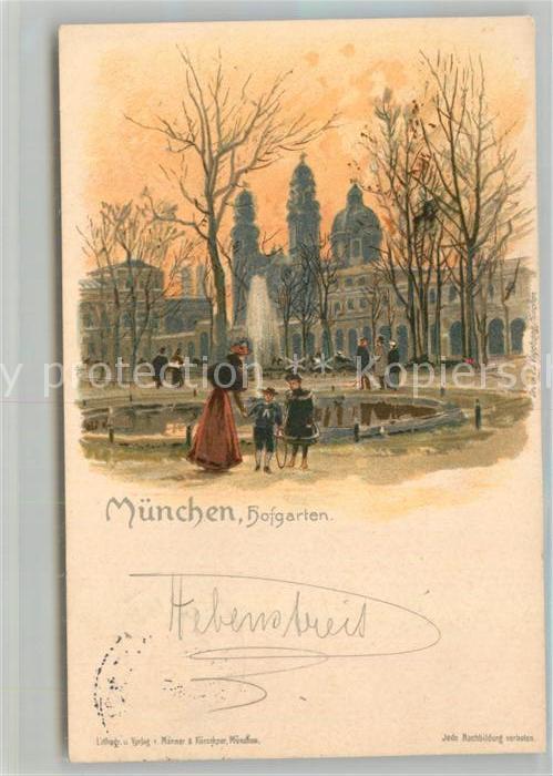 Muenchen Bayern Hofgarten