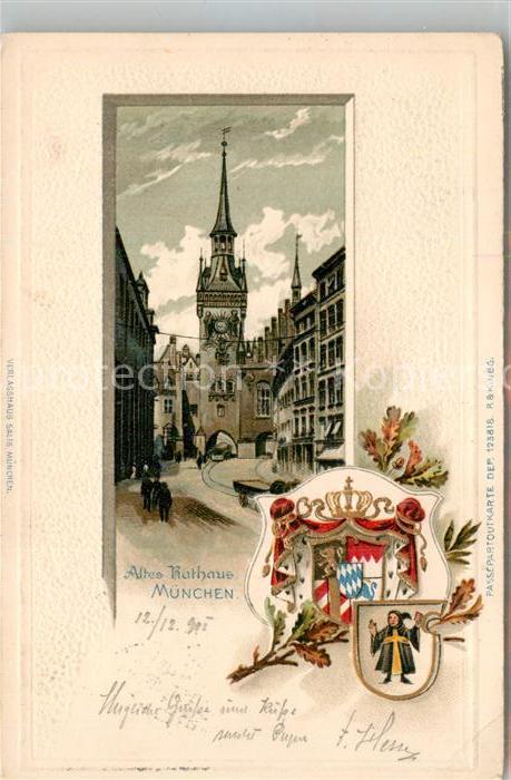 Muenchen Bayern Altes Rathaus