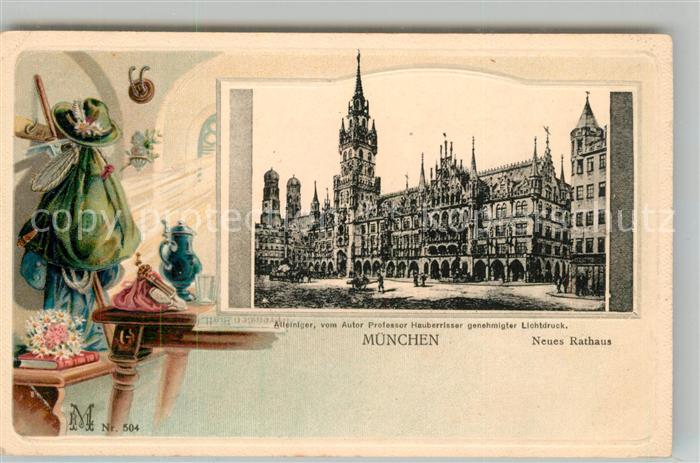 Muenchen Bayern Neues Rathaus