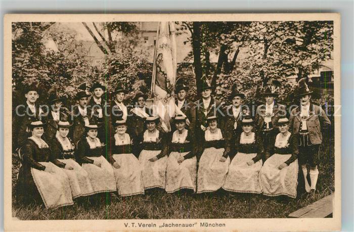 Muenchen Bayern VT Verein Jachenauer Gruppenaufnahme