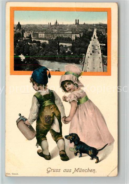 Muenchen Bayern Stadtblick