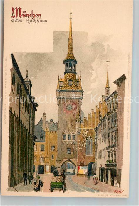 Muenchen Bayern Altes Rathaus