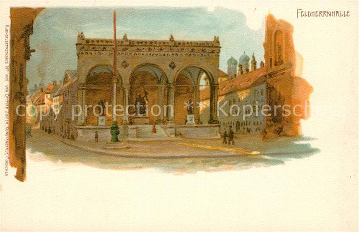 Muenchen Bayern Feldherrnhalle