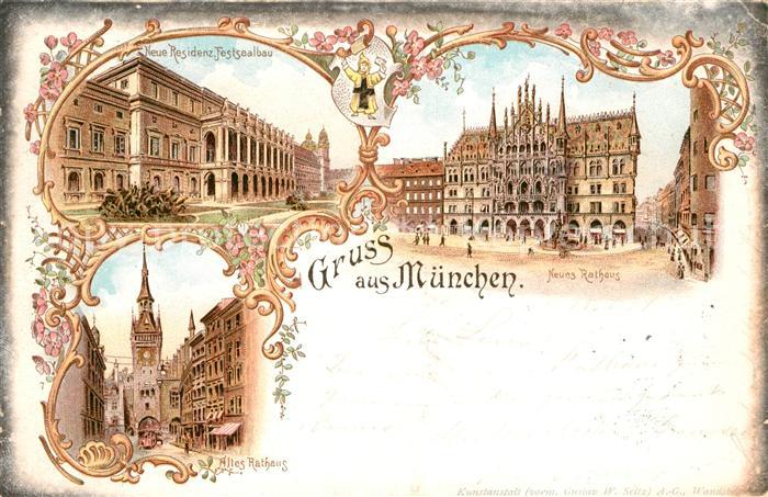 Muenchen Bayern Rathaus Residenz Festspielsaal