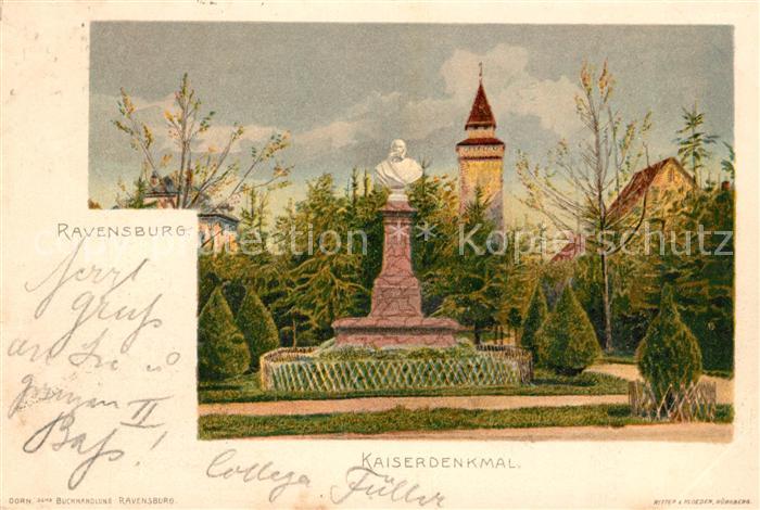 Ravensburg Wuerttemberg Kaiserdenkmal