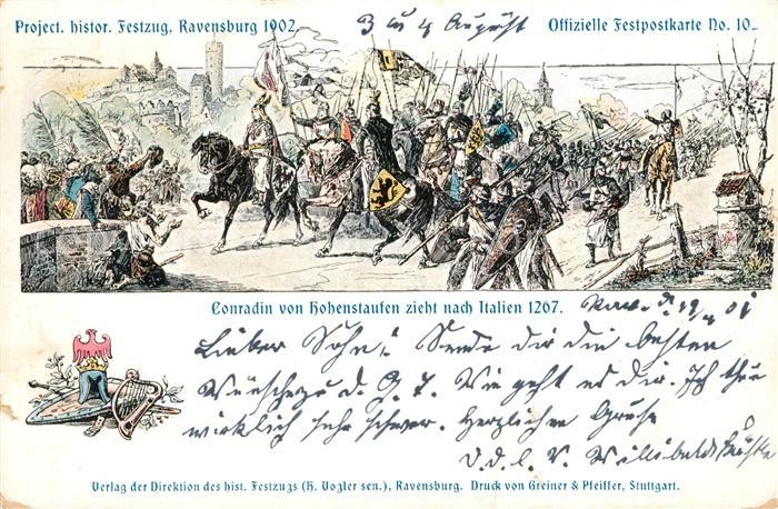 Ravensburg Wuerttemberg Conradin von Hohenstaufen