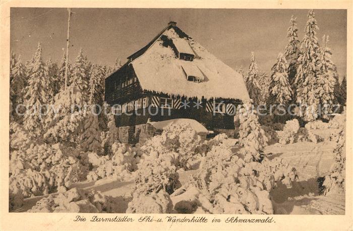 Seebach Ortenaukreis Darmstaedter Ski Wanderhuette Winterpanorama