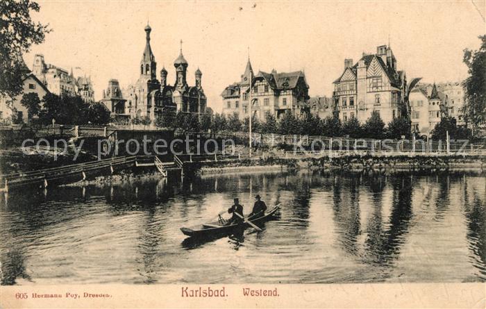 Karlsbad Eger Westend Panorama