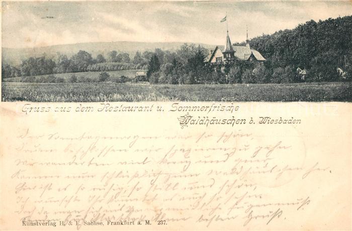 Wiesbaden Restaurant Waldh?uschen