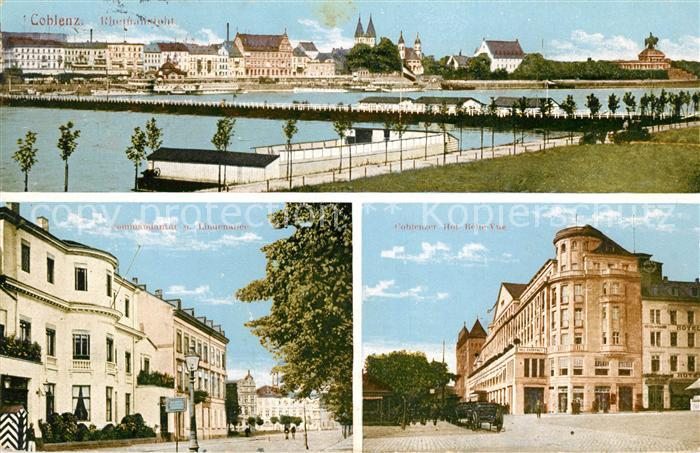 Coblenz Koblenz Commandantur Lindenallee Coblenzer Hof Bellevue